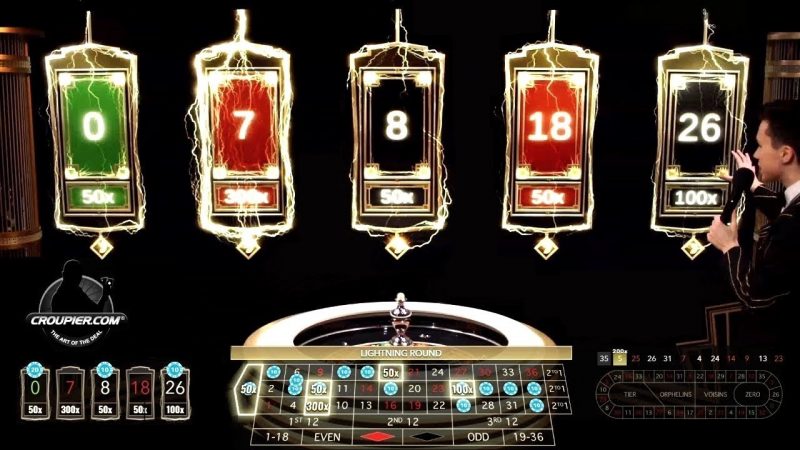 Le jeu de casino en ligne Lightning Roulette signé Evolution Gaming